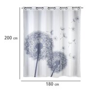 WENKO Duschvorhang Pusteblumen 180,0 x 200,0 cm