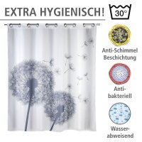 WENKO Duschvorhang Pusteblumen 180,0 x 200,0 cm