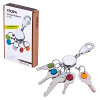 TROIKA® Schlüsselanhänger PATENT/Colour...