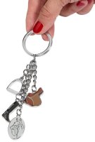 TROIKA® Schlüsselanhänger PFERDEGLÜCK braun