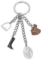 TROIKA® Schlüsselanhänger PFERDEGLÜCK braun