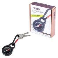 TROIKA® Schlüsselanhänger WEGWEISER schwarz
