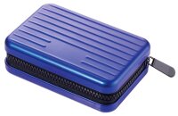 TROIKA® Kreditkartenetui KARTENKOFFER blau 7,0 x 10,5 cm, 1 St.