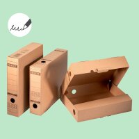LEITZ Archivboxen 6084 braun 7,0 x 26,5 x 32,5 cm, 10 St.