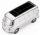 TROIKA® Stiftehalter FOREVER T1 schwarz/silberfarben Metall 4 Fächer 16,0 x 4,0 x 7,9 cm