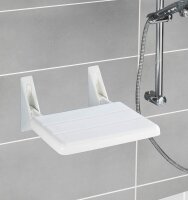 WENKO Duschklappsitz weiß, 1 St.
