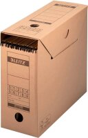 LEITZ Archivboxen braun 12,0 x 32,5 x 27,5 cm, 10 St.