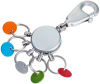 TROIKA® Schlüsselanhänger PATENT/Colour matt mehrfarbig