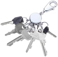 TROIKA® Schlüsselanhänger PATENT silber