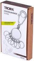 TROIKA® Schlüsselanhänger PATENT silber
