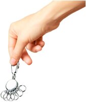 TROIKA® Schlüsselanhänger PATENT silber