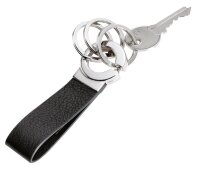 TROIKA® Schlüsselanhänger KEY-CLICK schwarz