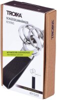 TROIKA® Schlüsselanhänger KEY-CLICK schwarz