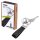 TROIKA® Schlüsselanhänger KEY-CLICK schwarz