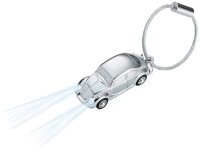 TROIKA® Schlüsselanhänger LIGHT BEETLE 1964 silber
