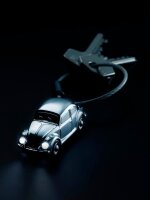 TROIKA® Schlüsselanhänger LIGHT BEETLE 1964 silber