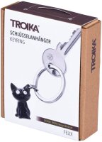 TROIKA® Schlüsselanhänger FELIX schwarz