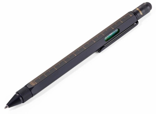 TROIKA® Kugelschreiber CONSTRUCTION schwarz, Schreibfarbe: schwarz, 1 St.  ( PIP20/BG )