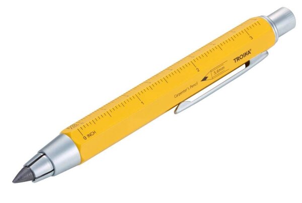 TROIKA® ZIMMERMANN 5,6 Bleistift HB gelb, 1 St.