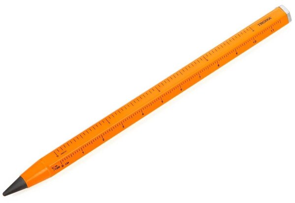 TROIKA® CONSTRUCTION ENDLESS Bleistift HB orange, 1 St.
