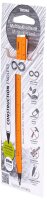 TROIKA® CONSTRUCTION ENDLESS Bleistift HB orange, 1 St.