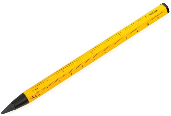 TROIKA® CONSTRUCTION ENDLESS Bleistift HB gelb, 1 St.