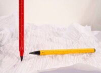 TROIKA® CONSTRUCTION ENDLESS Bleistift HB gelb, 1 St.