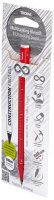 TROIKA® CONSTRUCTION ENDLESS Bleistift HB rot, 1 St.