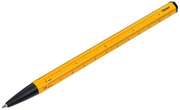 TROIKA® Kugelschreiber CONSTRUCTION BASIC gelb, Schreibfarbe: schwarz, 1 St.