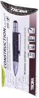 TROIKA® Kugelschreiber LILIPUT TOOL PEN schwarz/silber, Schreibfarbe: schwarz, 1 St.
