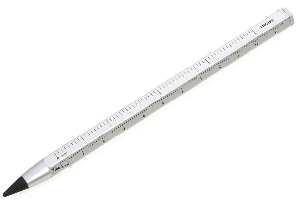 TROIKA® CONSTRUCTION ENDLESS Bleistift HB silber, 1 St.