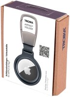 TROIKA® Schlüsselanhänger AIRTAG HOLDER schwarz