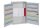 ISS Regensburg Schlüsselkasten lichtgrau mit 150 Haken, Zylinderschloss, 38,0 x 14,0 x 55,0 cm, 1 St.
