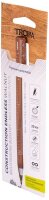 TROIKA® CONSTRUCTION ENDLESS Bleistift HB braun, 1 St.