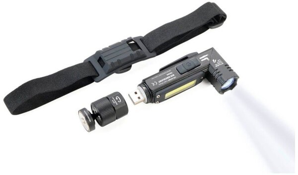 TROIKA® ECO KNICKLICHT LED Taschenlampe schwarz 14,2 cm, 150 Lumen, 1 St.