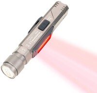 TROIKA® ECO KNICKLICHT PRO LED Taschenlampe titanfarben 14,9 cm, 200 Lumen, 1 St.