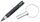 TROIKA® ENDLESS TO GO Bleistift HB schwarz, 1 St.