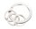 TROIKA® Schlüsselanhänger NAIL GUARD silber