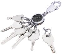 TROIKA® Schlüsselanhänger BLACK VISION schwarz