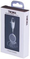 TROIKA® Schlüsselanhänger BLACK VISION schwarz