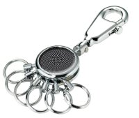 TROIKA® Schlüsselanhänger BLACK VISION schwarz