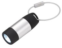 TROIKA® ECO CHARGE LED Taschenlampe silber 5,8 cm, 1 St.