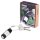 TROIKA® ECO CHARGE LED Taschenlampe silber 5,8 cm, 1 St.