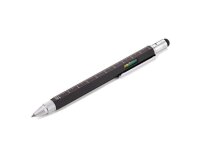 TROIKA® Kugelschreiber CONSTRUCTION schwarz/silber,...