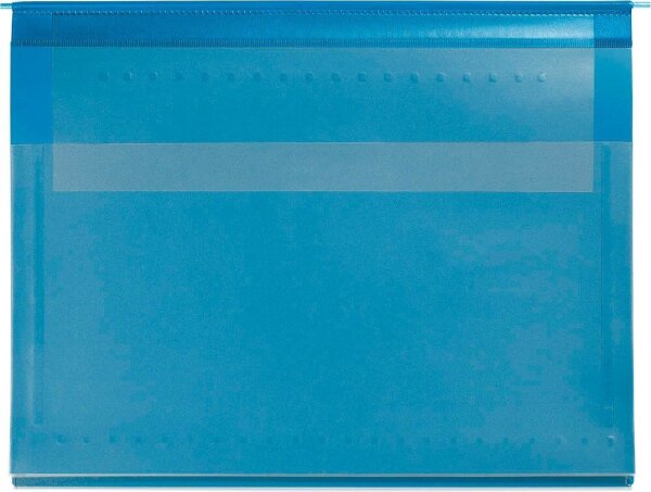 BOI Planettentasche Stan 1 Kunststoff blau DIN A4 1x Lang-Außenheftung (Sondermaß von 27,5 cm), 1 St.