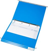 BOI Patienten-Dokumentations-Hängemappe 4-Ringe Economy Click-Line blau Boden: 3,0 cm, 1 St.