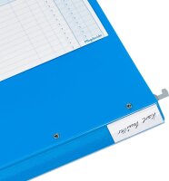 BOI Patienten-Dokumentations-Hängemappe 4-Ringe Economy Click-Line blau Boden: 3,0 cm, 1 St.