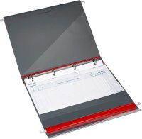 BOI Patienten-Dokumentations-Hängemappe 4-Ringe PMH4R rot Boden: 2,5 cm, 1 St.