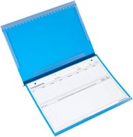 BOI Planettentasche Stan 1 Kunststoff blau DIN A4 1x kaufmännische Heftung, 1 St.