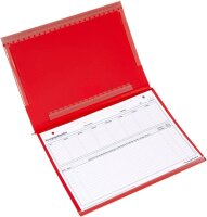 BOI Planettentasche Stan 1 Kunststoff rot DIN A4 1x kaufmännische Heftung, 1 St.